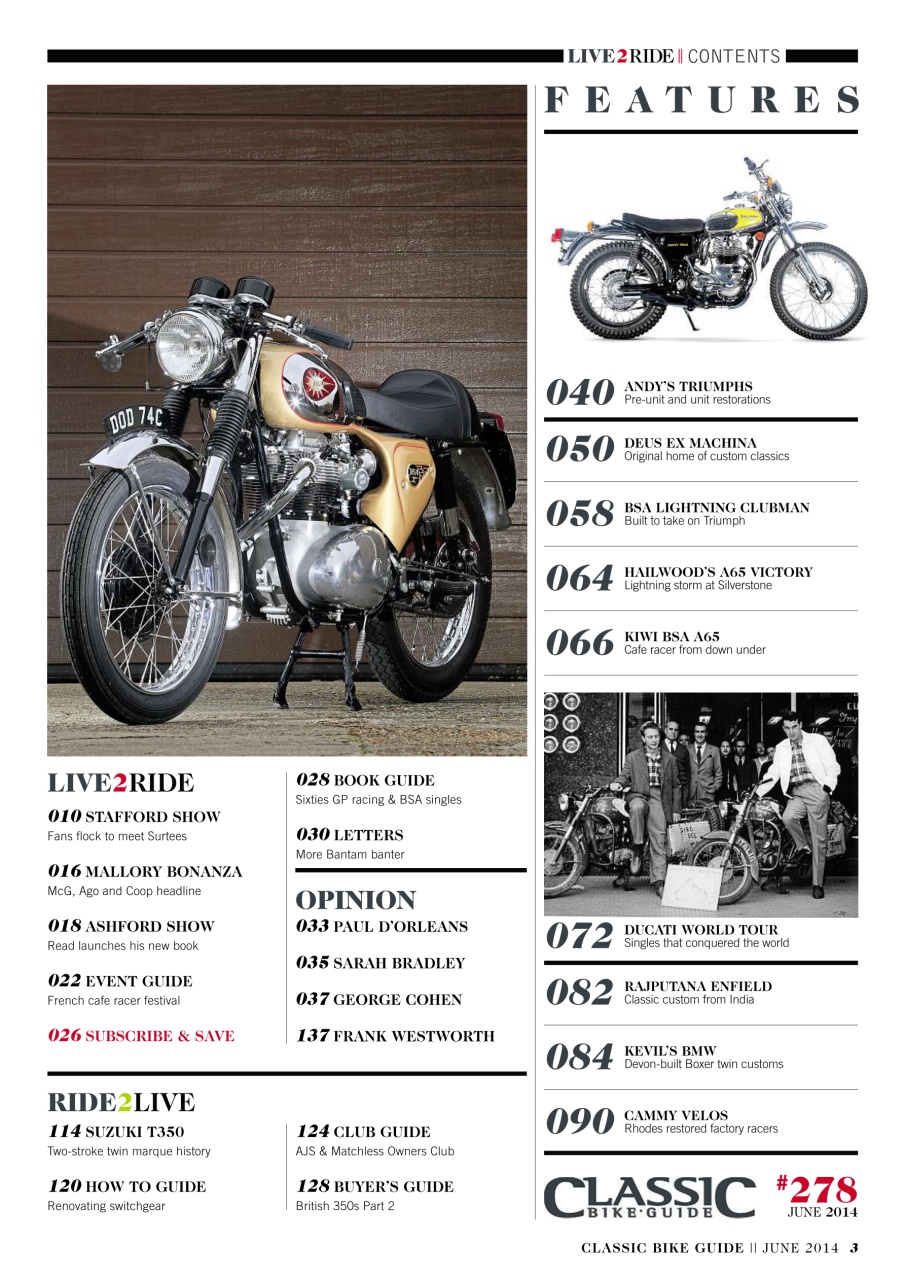 Classic Bike Guide Preview Pages