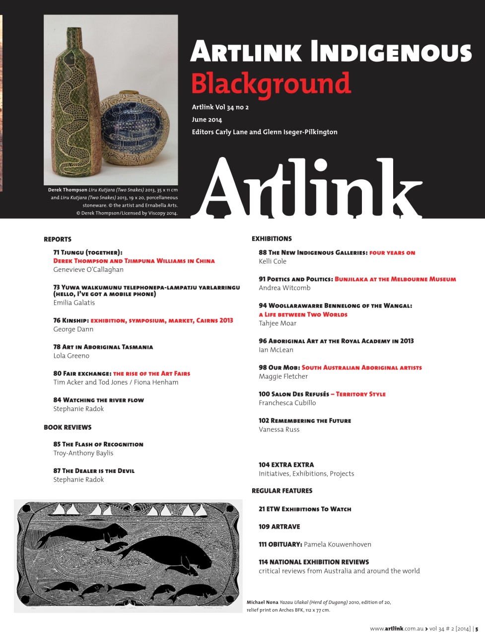 Artlink Magazine Preview Pages