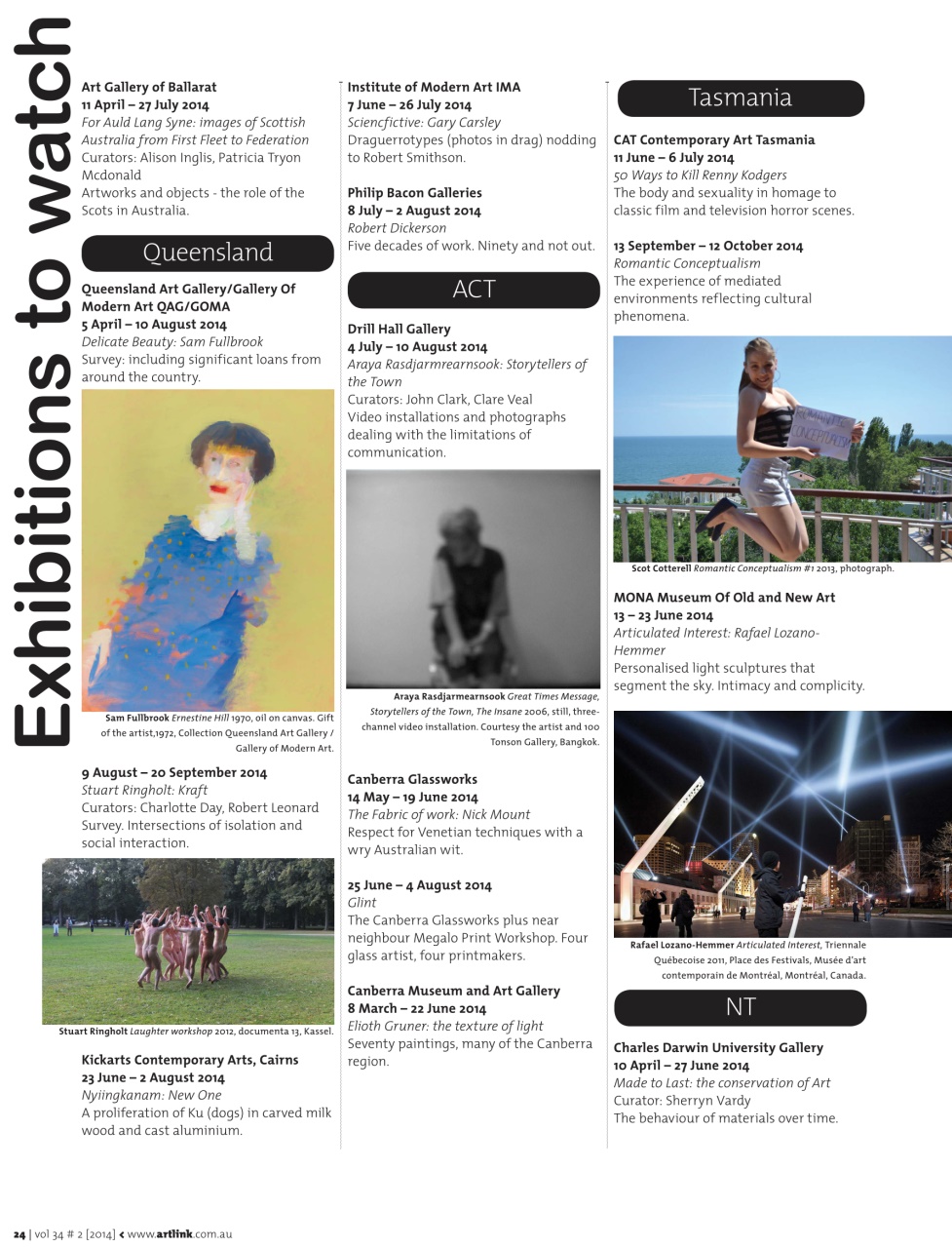 Artlink Magazine Preview Pages