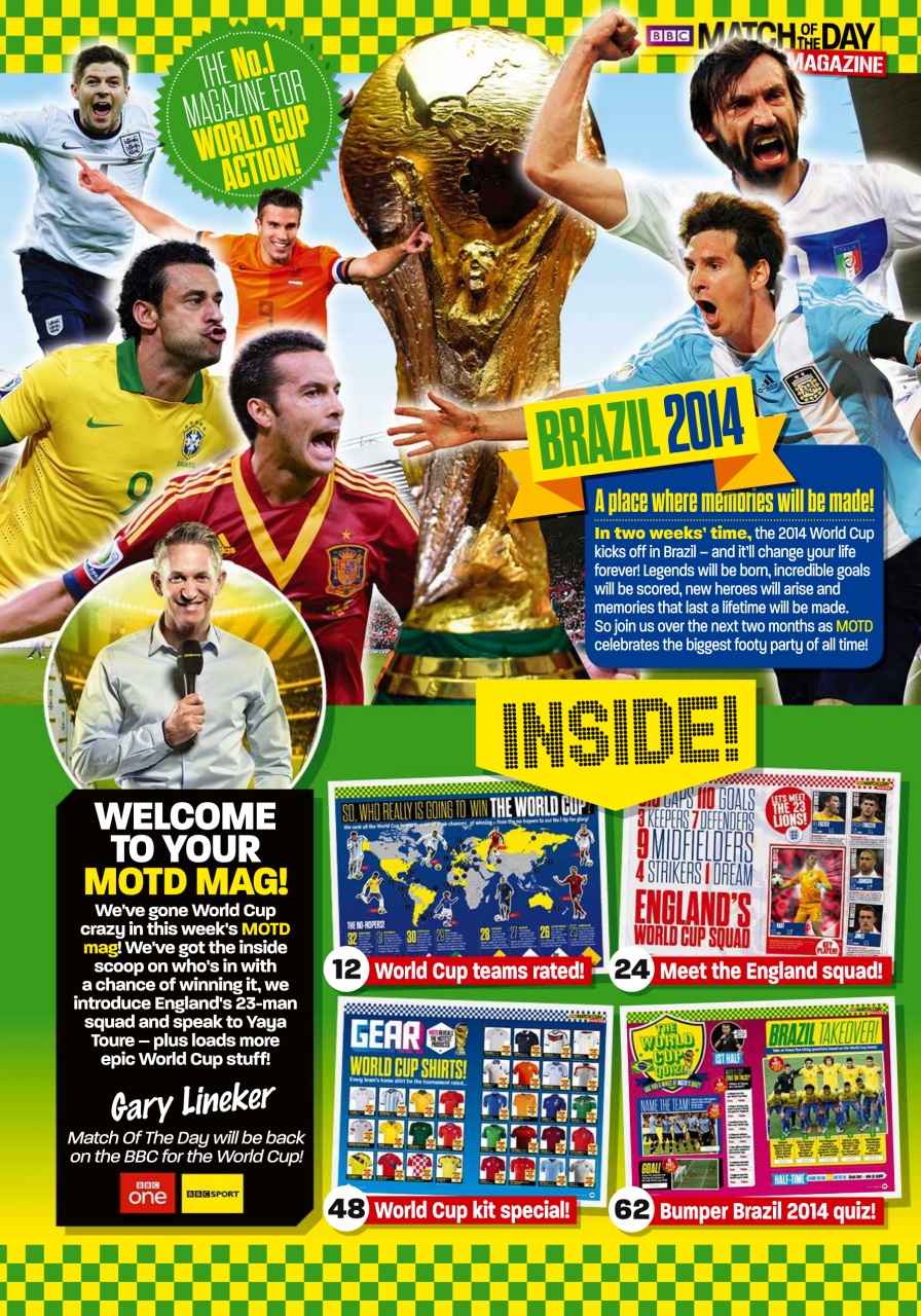 Match of the Day Preview Pages