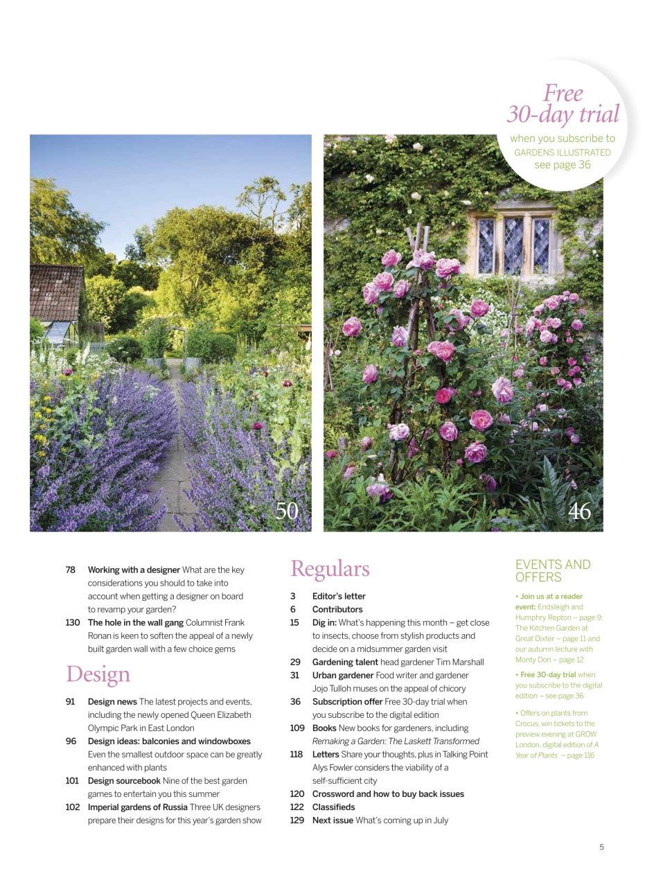 Gardens Illustrated Preview Pages