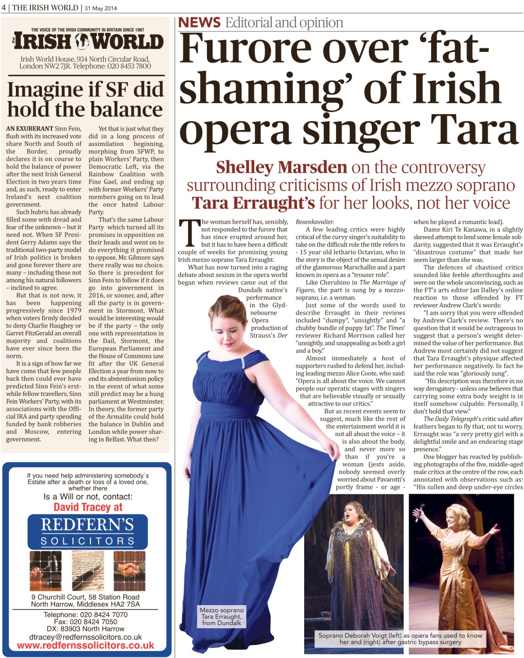 Irish World Preview Pages