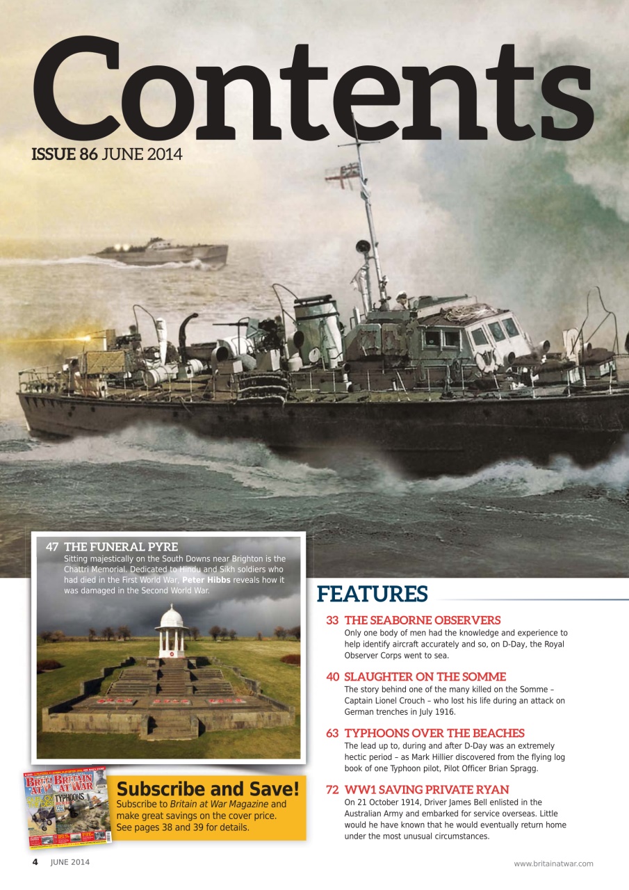 Britain at War Magazine Preview Pages