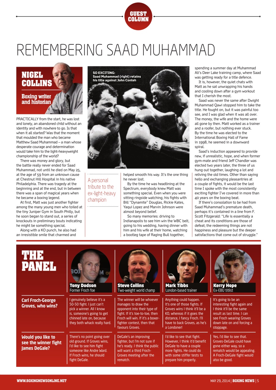 Boxing News Preview Pages