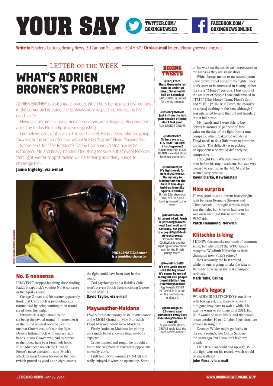 Boxing News Preview Pages