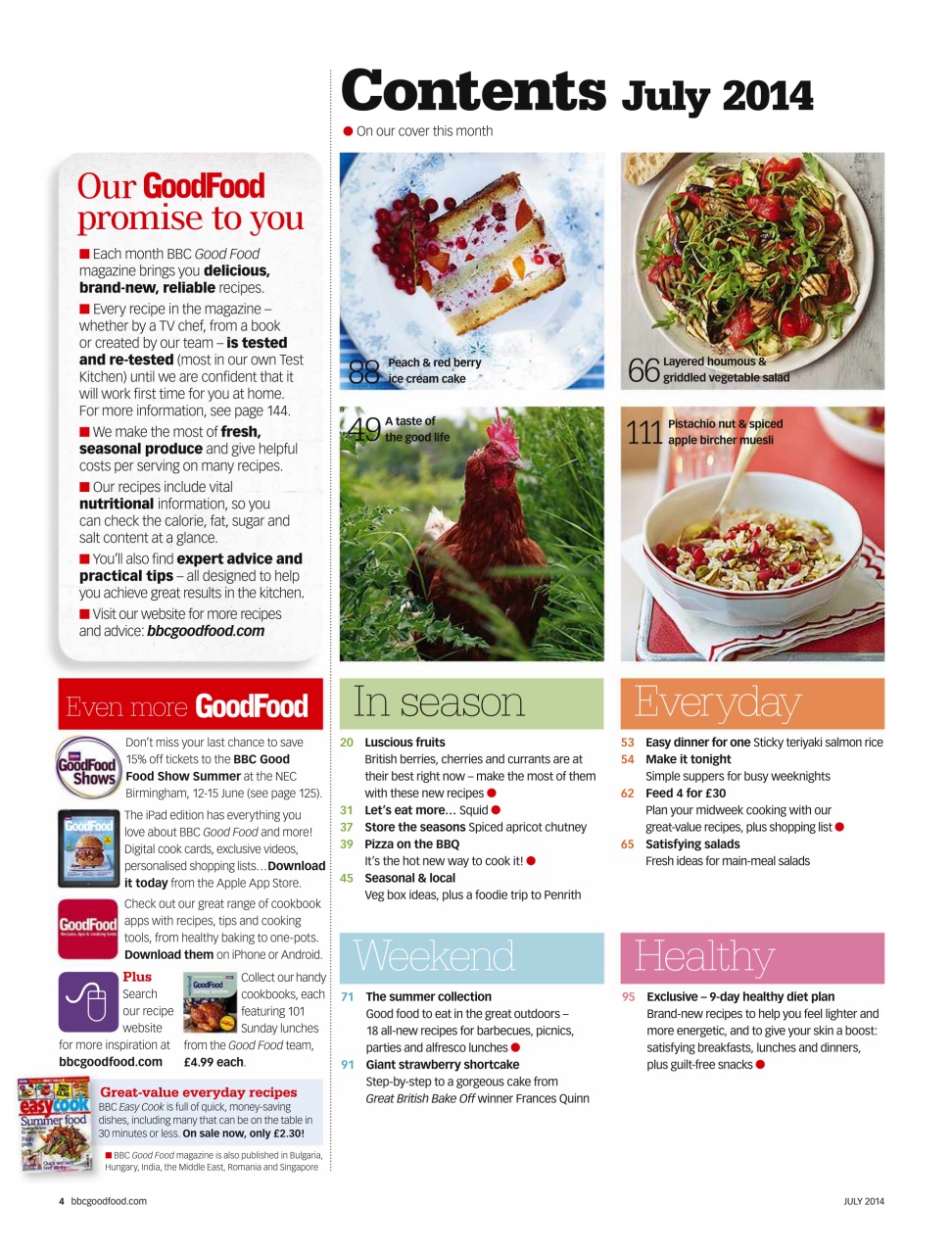 Good Food Magazine Preview Pages