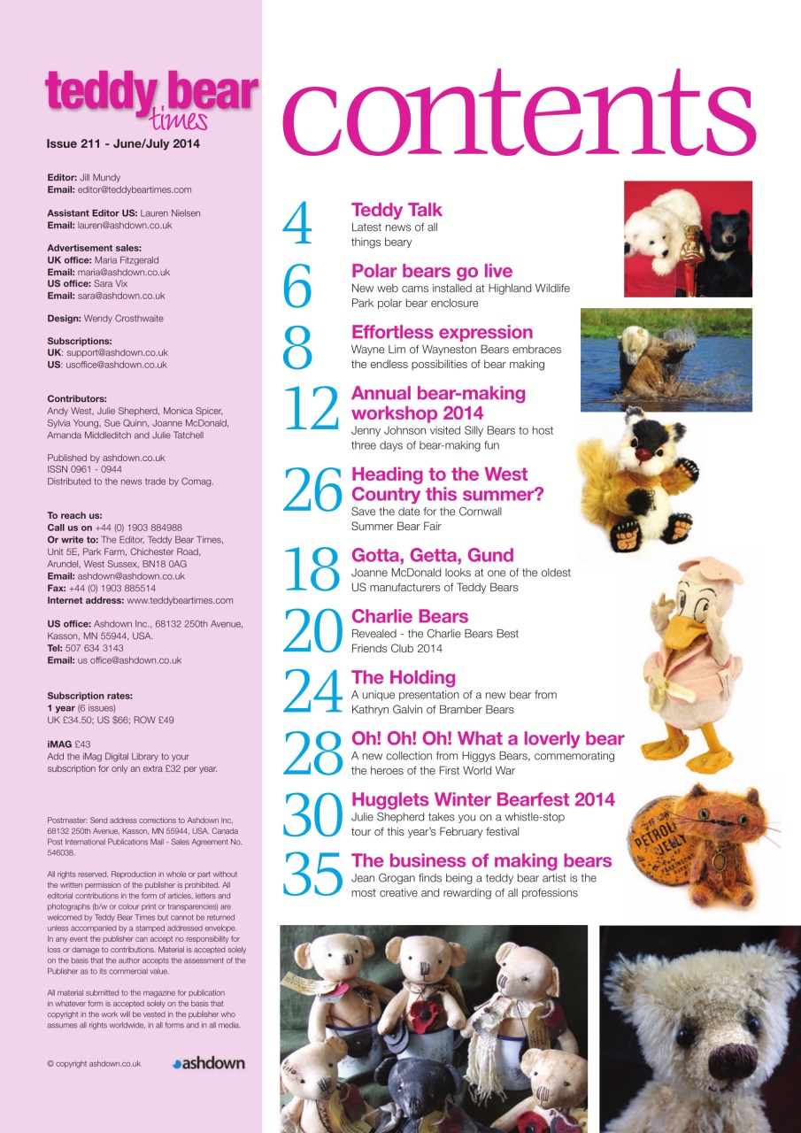 Teddy Bear Times Preview Pages