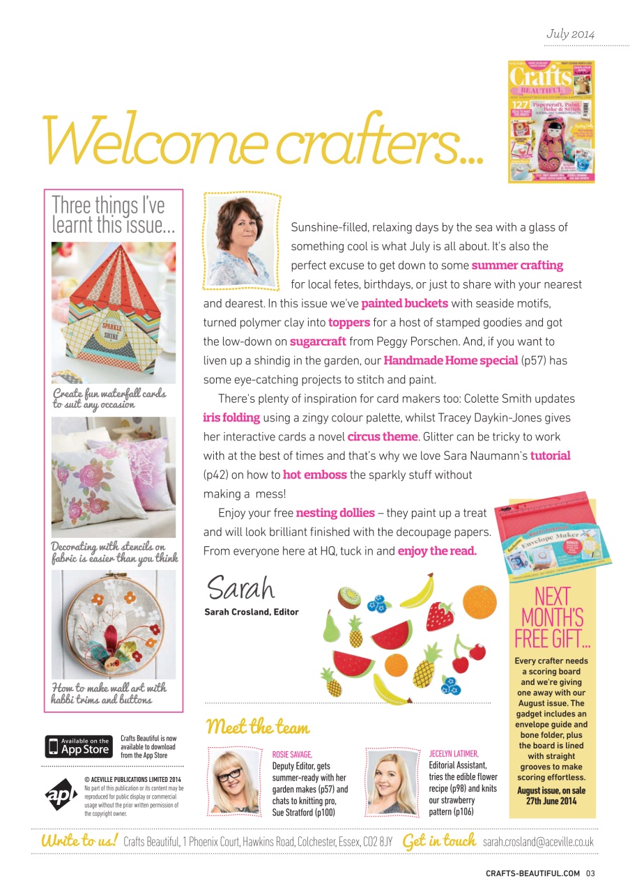Crafts Beautiful Preview Pages