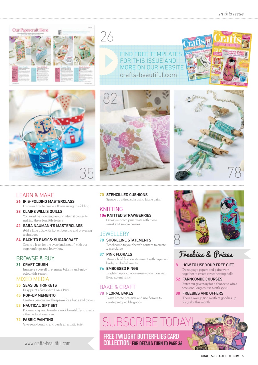 Crafts Beautiful Preview Pages