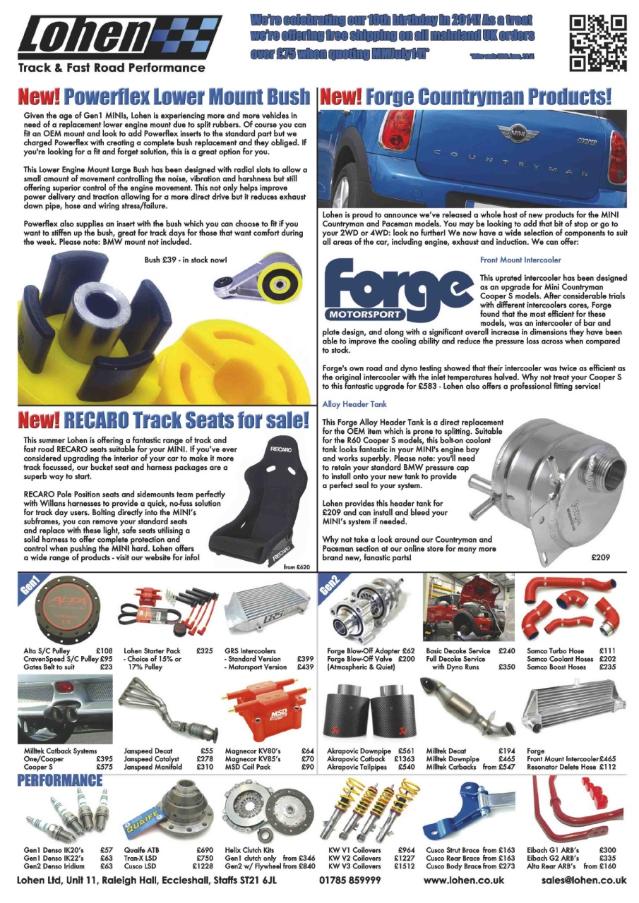 Performance Mini Preview Pages