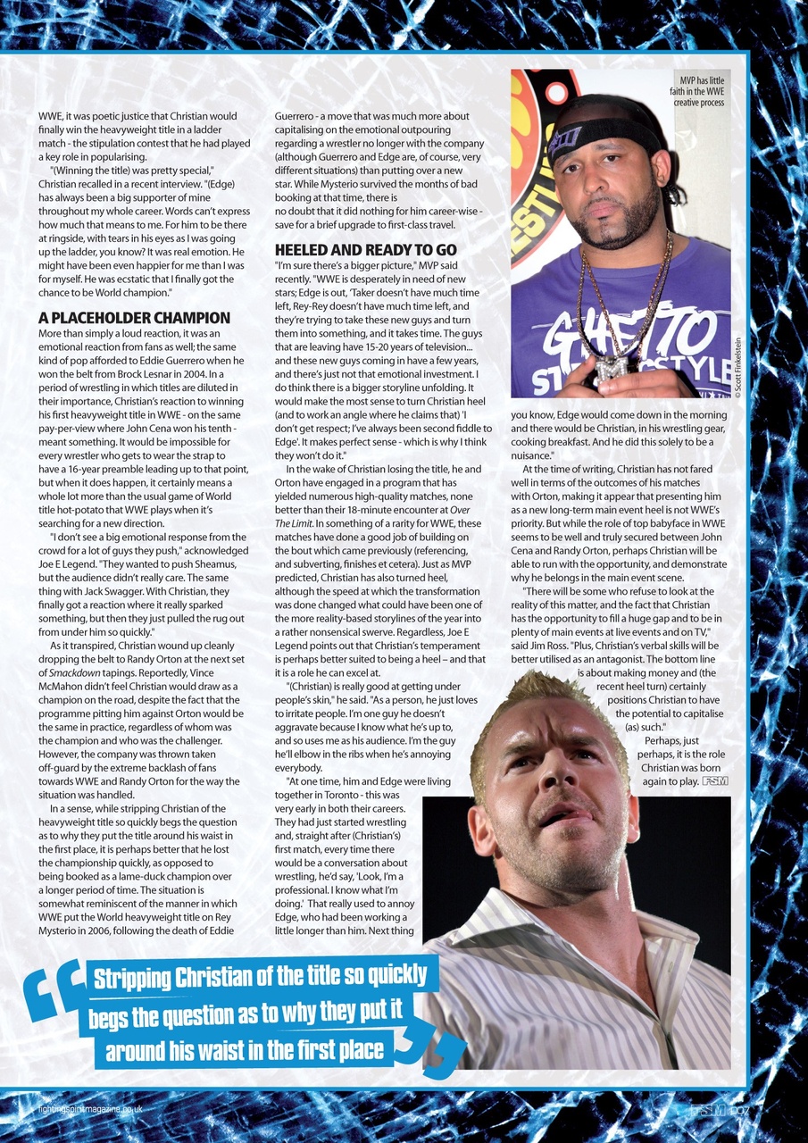 Wrestletalk Magazine Preview Pages