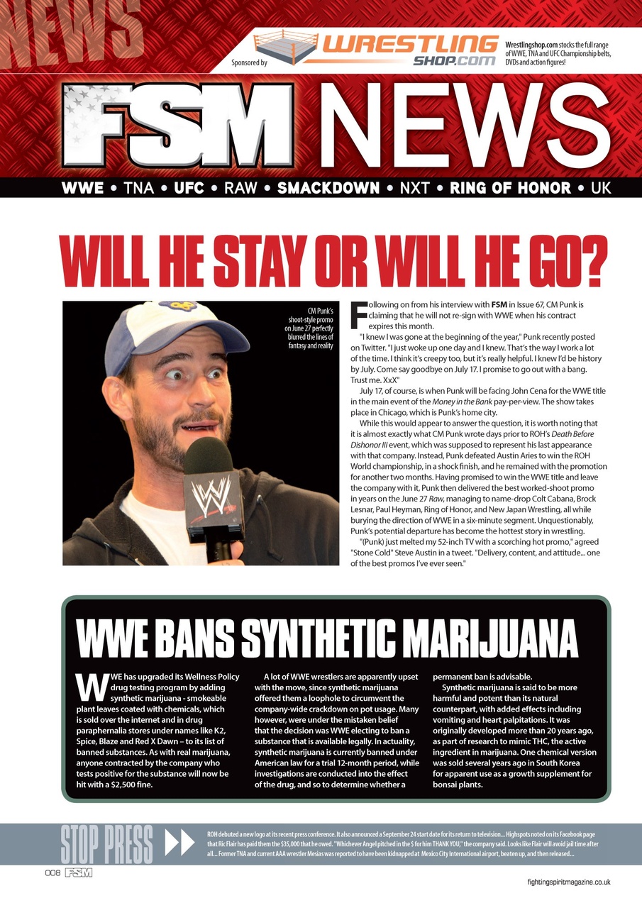 Wrestletalk Magazine Preview Pages