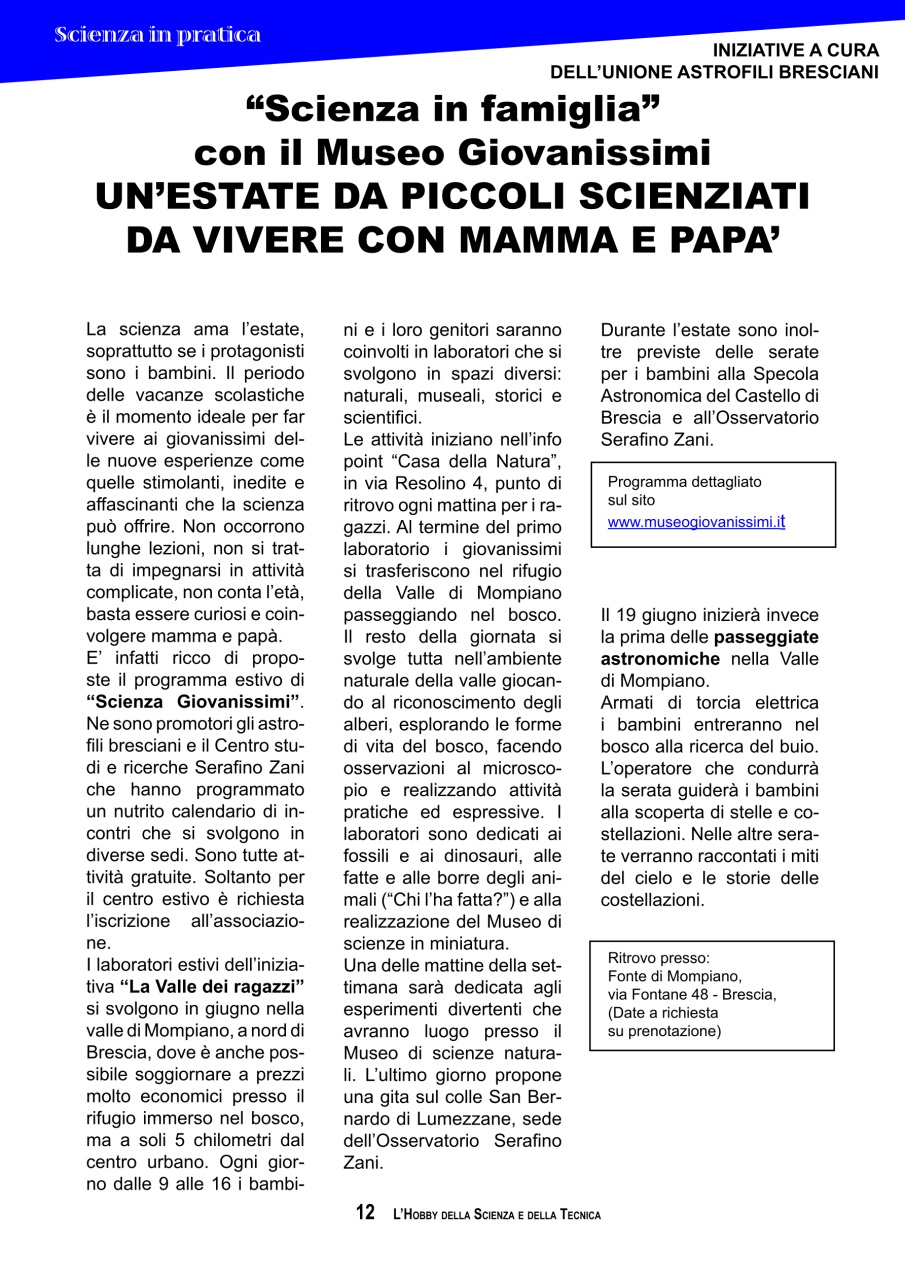 L'HOBBY DELLA SCIENZA E DELLA TECNICA Preview Pages