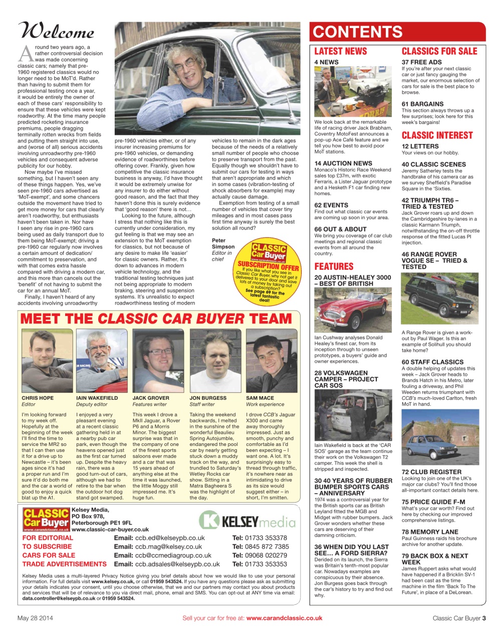 Classic Car Buyer Preview Pages