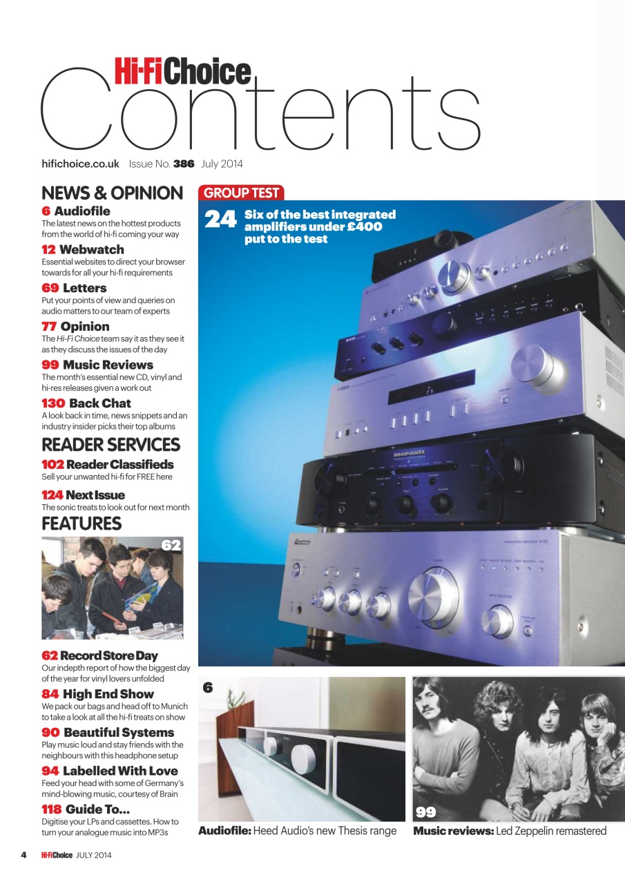 Hi-Fi Choice Preview Pages