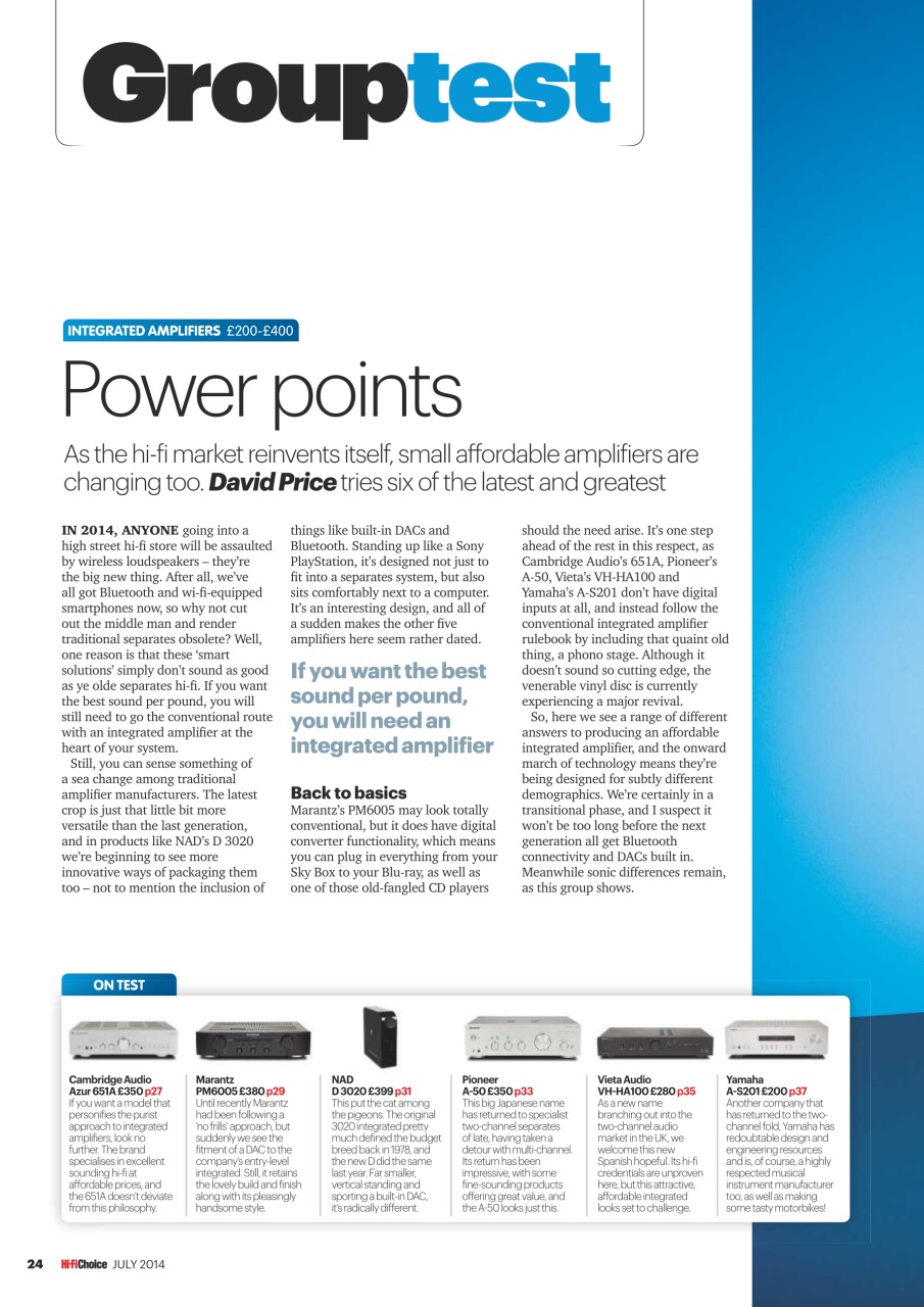 Hi-Fi Choice Preview Pages