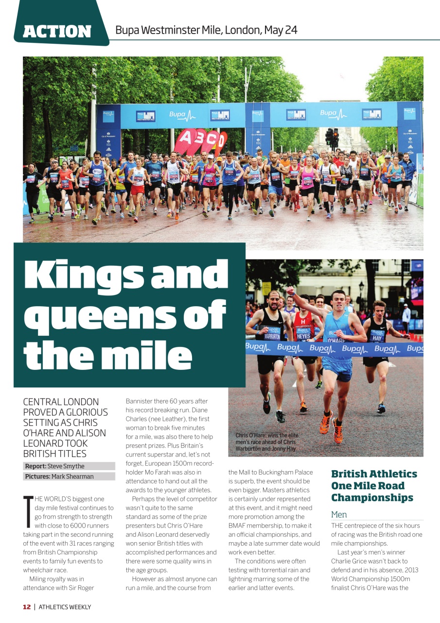 AW – Athletics Weekly Magazine Preview Pages