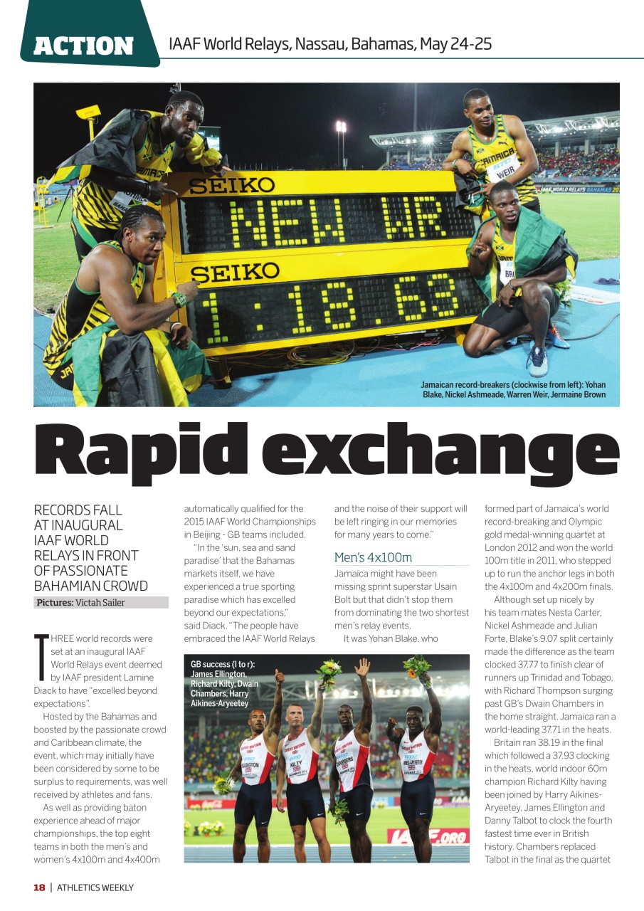 AW – Athletics Weekly Magazine Preview Pages