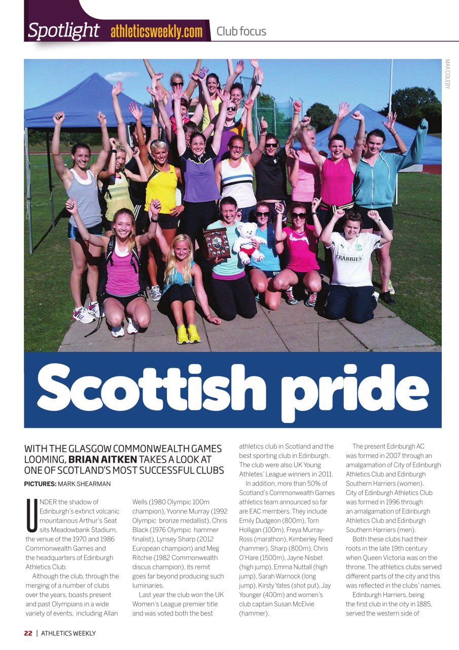 AW – Athletics Weekly Magazine Preview Pages