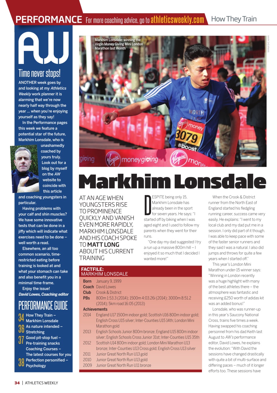 AW – Athletics Weekly Magazine Preview Pages