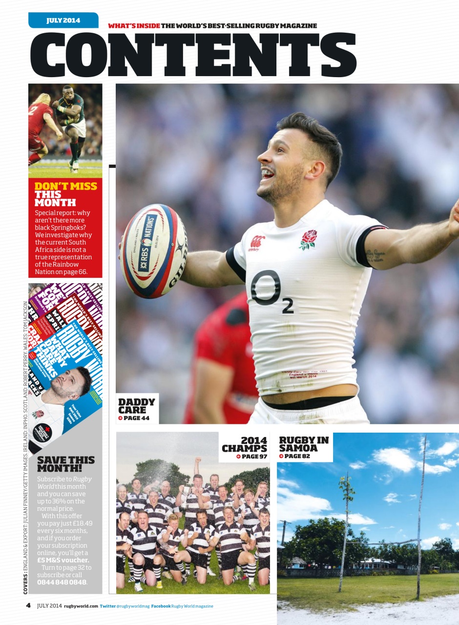 Rugby World Preview Pages