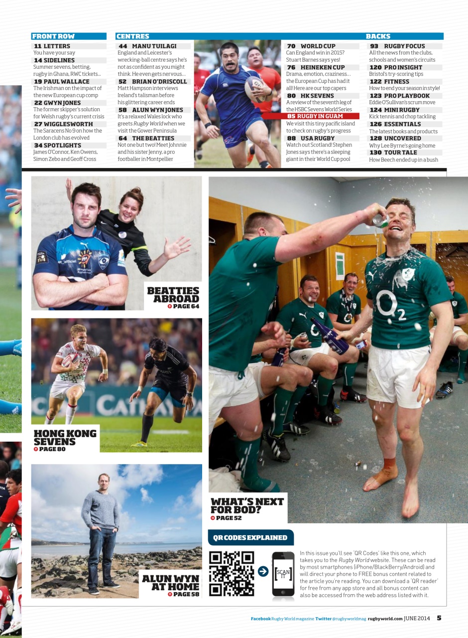 Rugby World Preview Pages