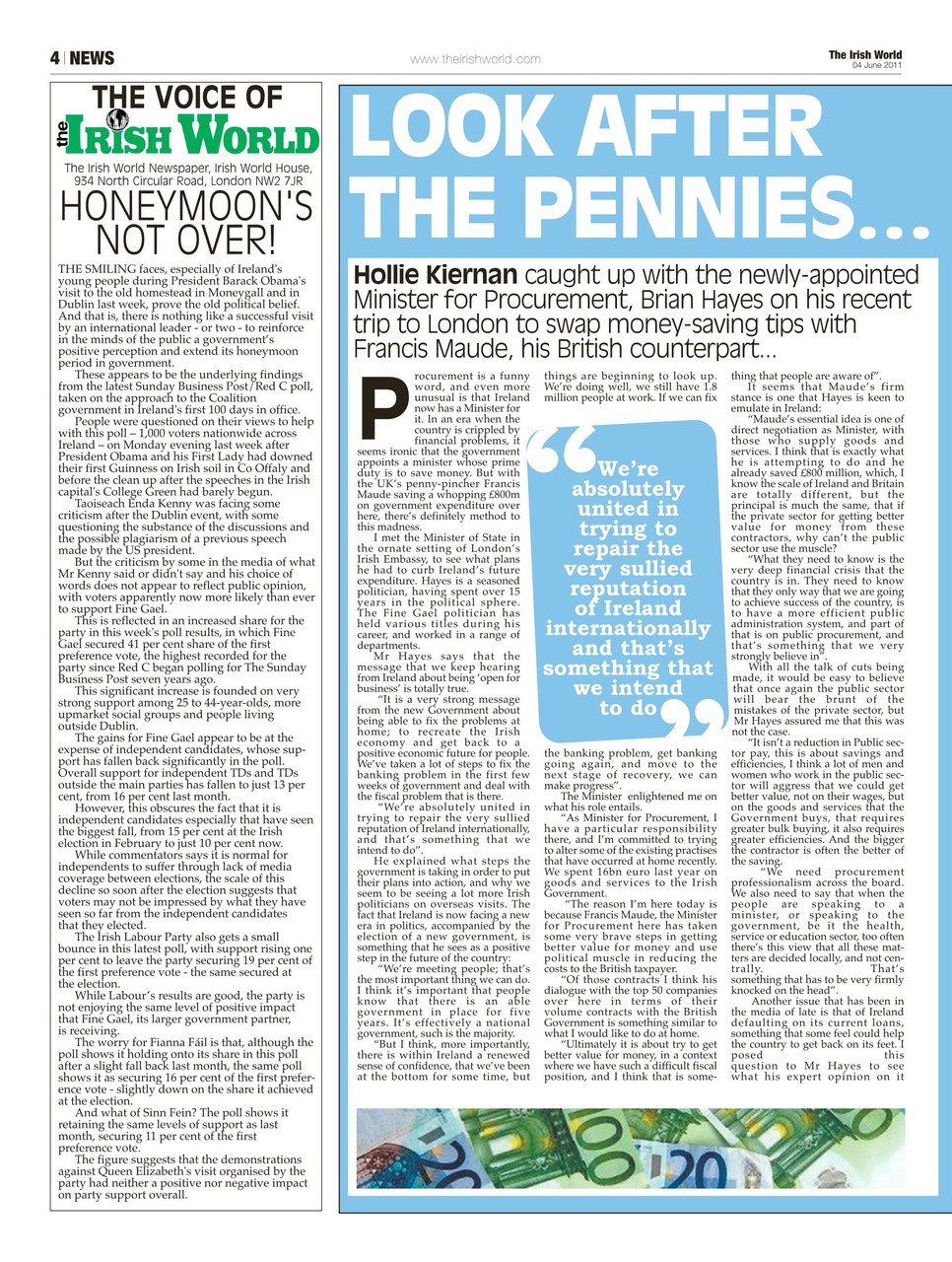 Irish World Preview Pages