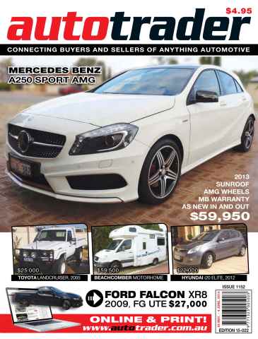 AutoTrader issue AutoTrader 1152