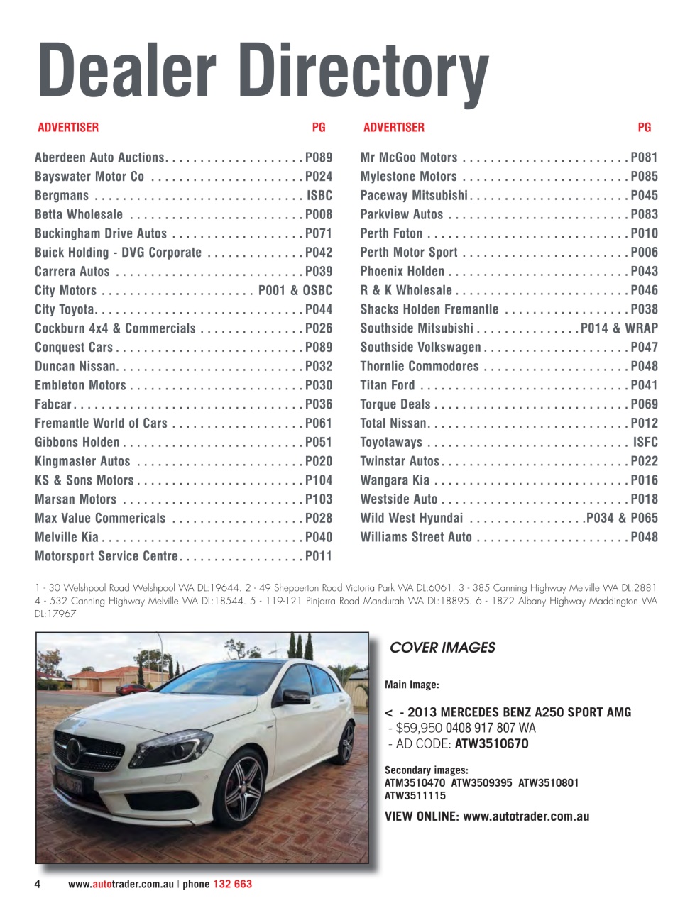 AutoTrader Preview Pages