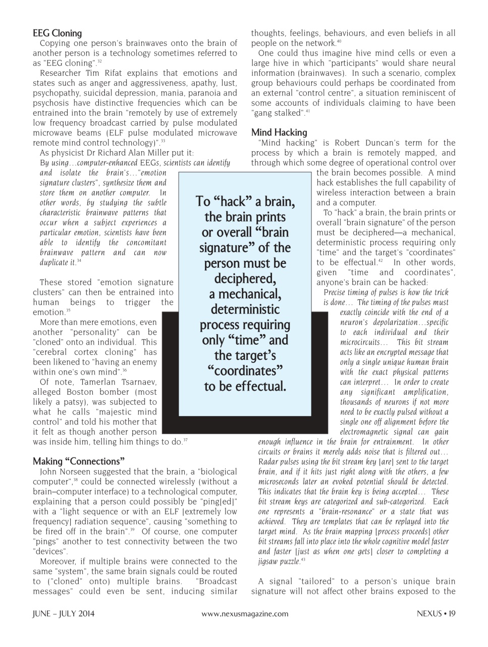 Nexus Magazine Preview Pages