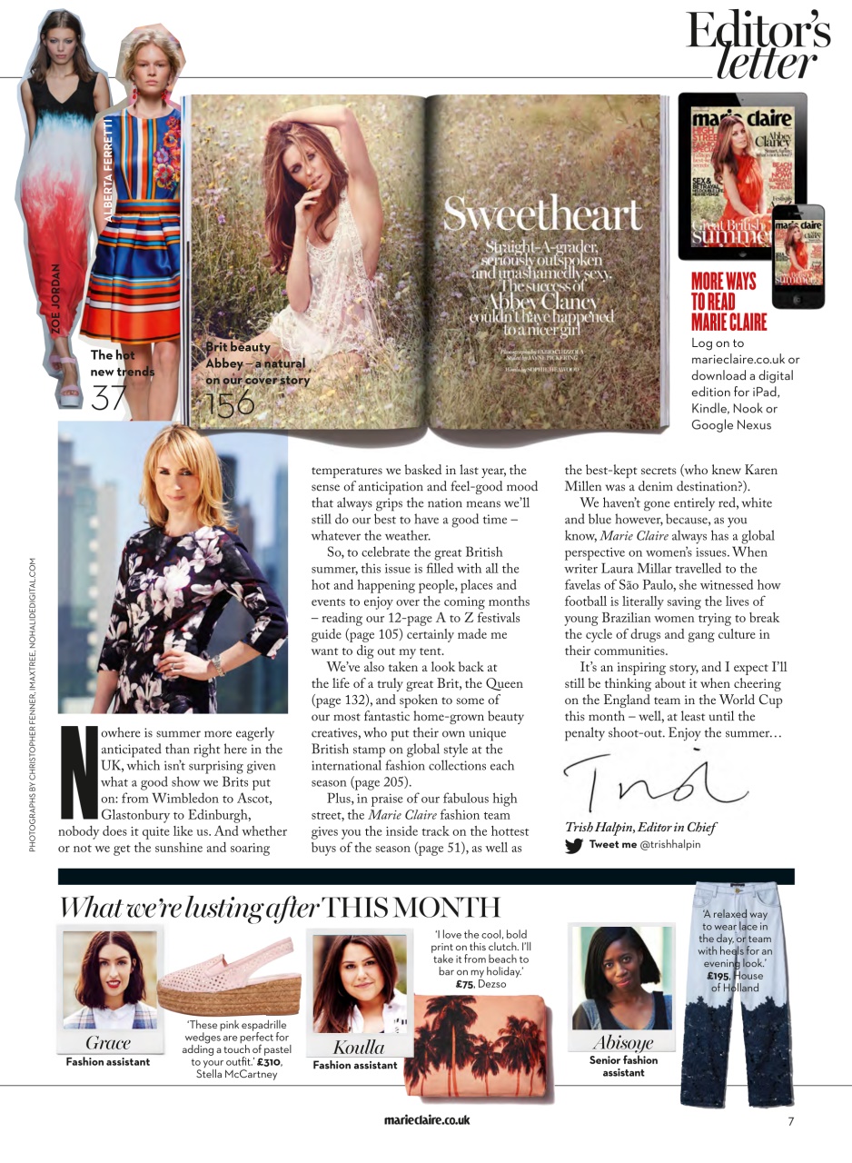 Marie Claire Preview Pages