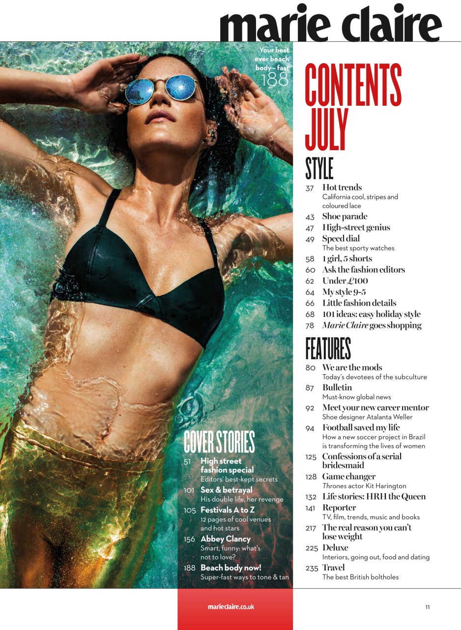 Marie Claire Preview Pages