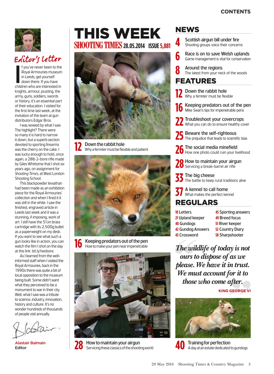 Shooting Times & Country Preview Pages