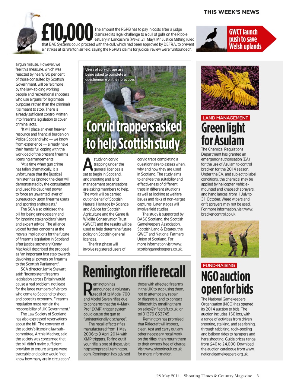 Shooting Times & Country Preview Pages