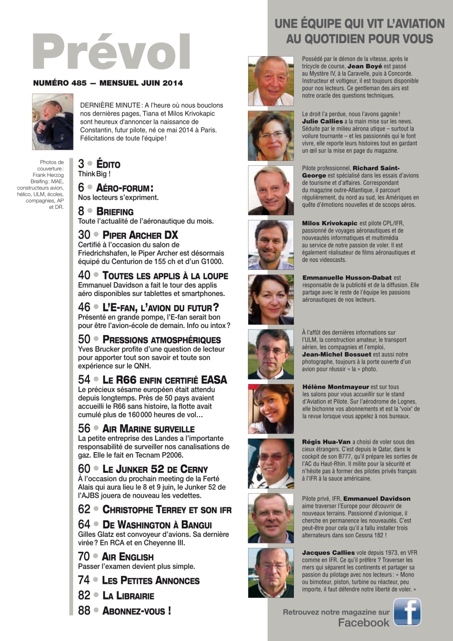Aviation et Pilote Preview Pages