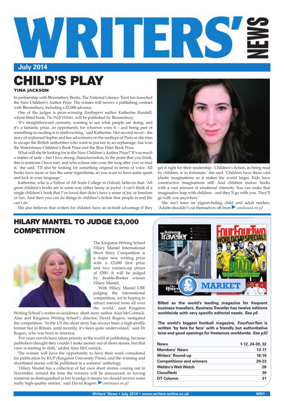 Writing Magazine Preview Pages