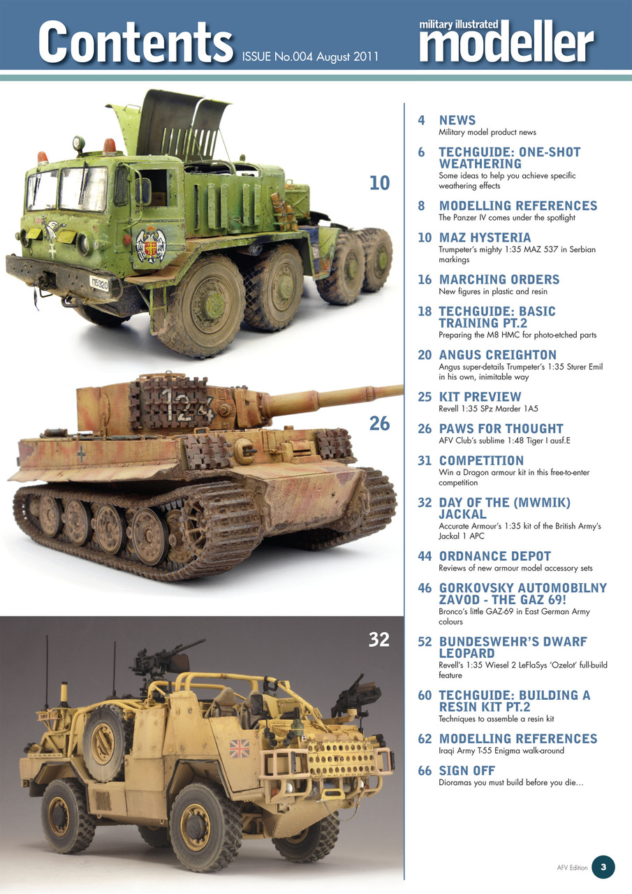 MIM: AFV Edition Preview Pages