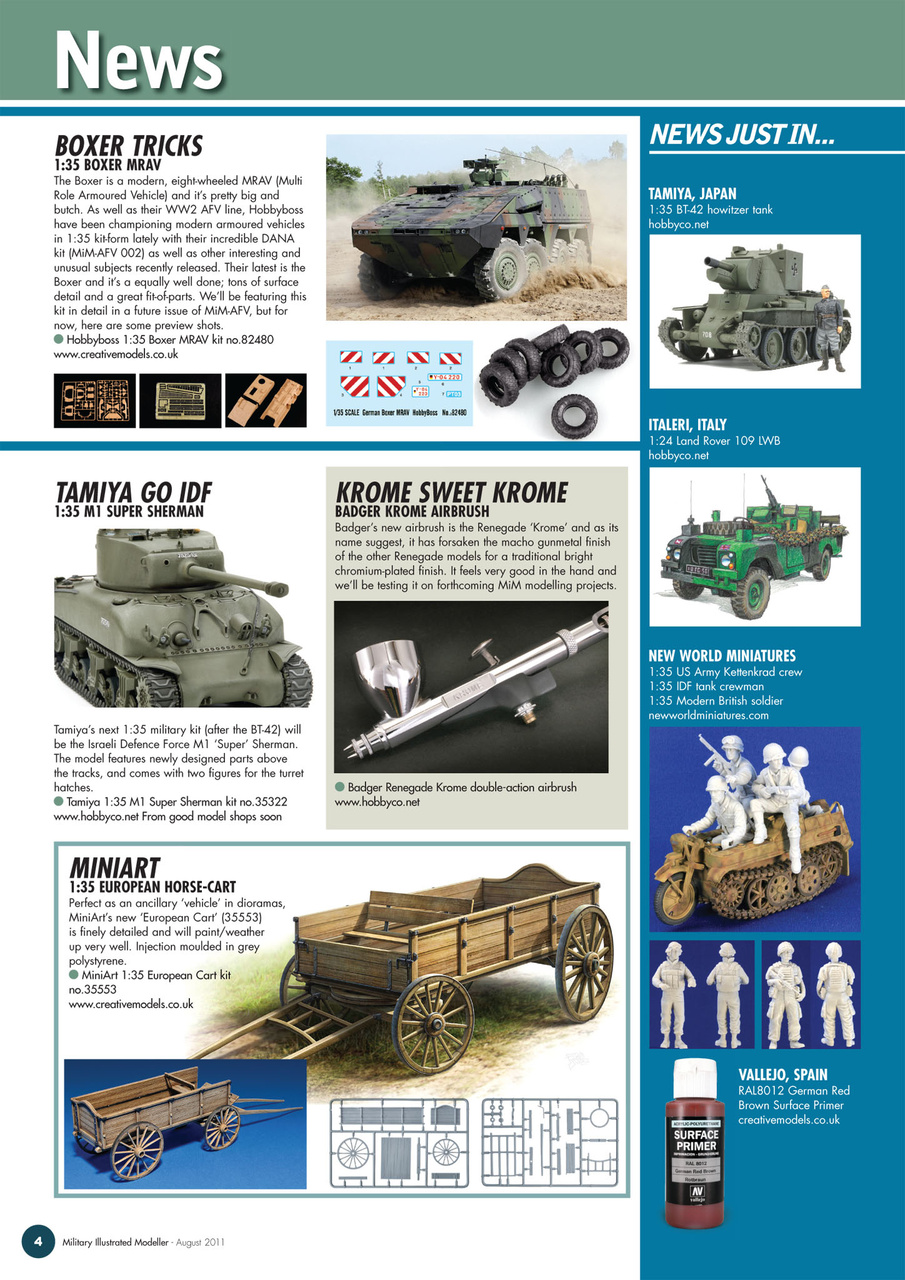 MIM: AFV Edition Preview Pages