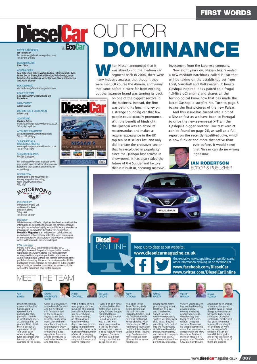 Diesel&EcoCar Magazine Preview Pages