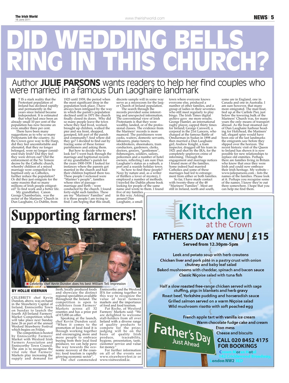 Irish World Preview Pages