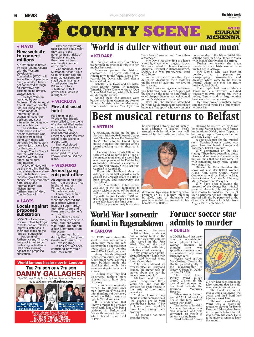 Irish World Preview Pages