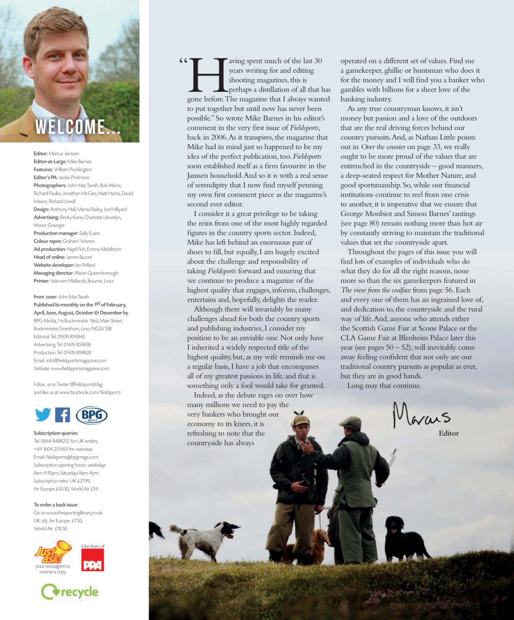 Fieldsports Journal Preview Pages