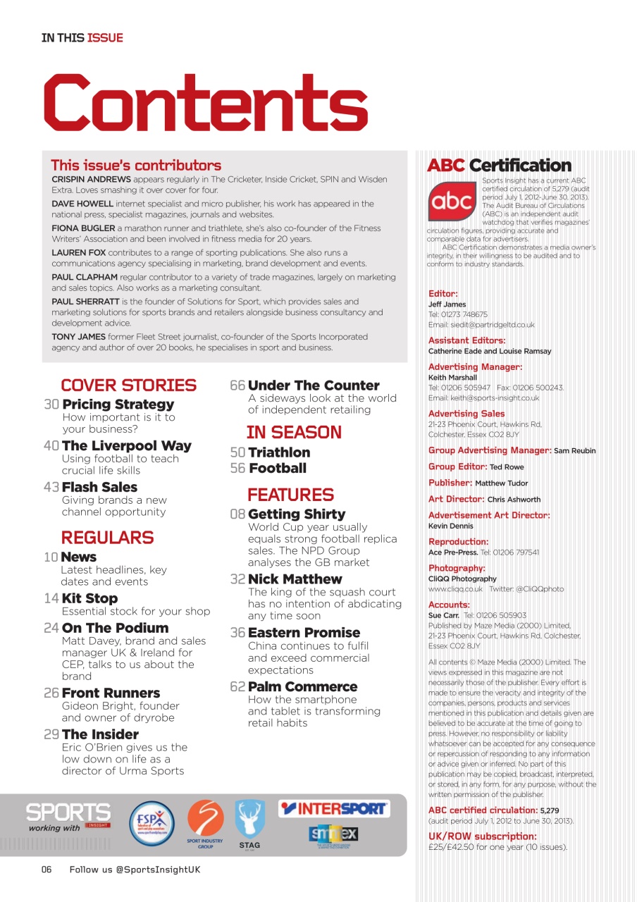 Sports Insight Preview Pages