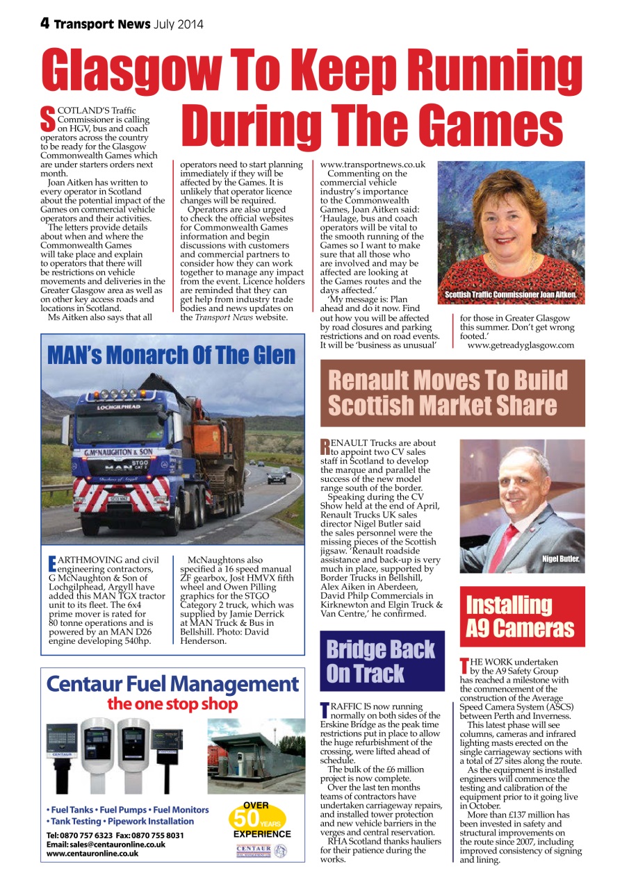 Transport News Preview Pages