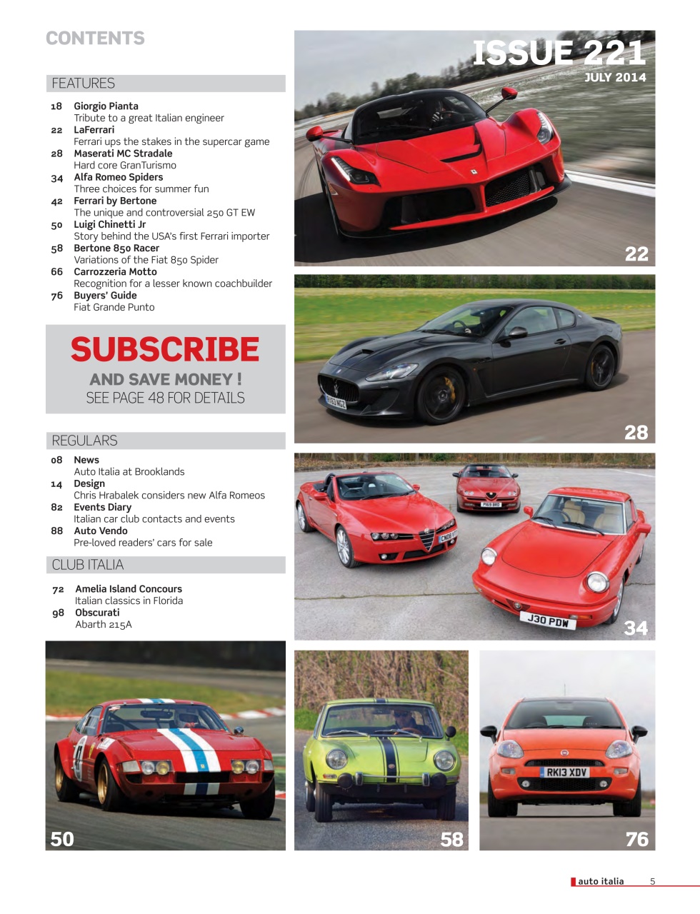 AutoItalia Magazine Preview Pages