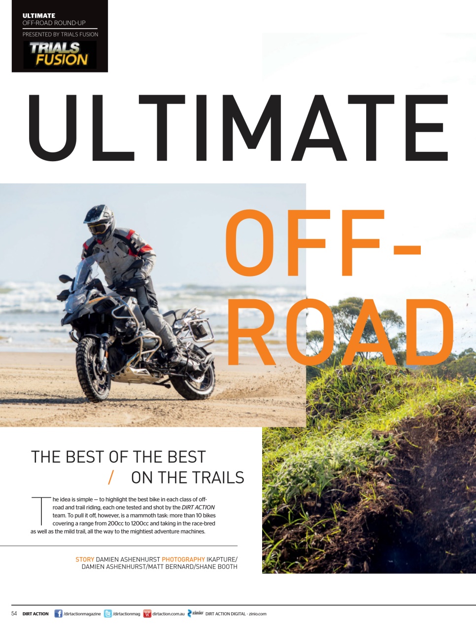 Dirt Action Preview Pages