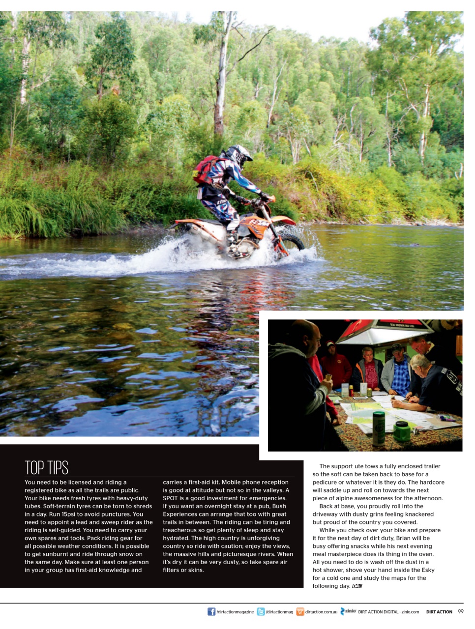 Dirt Action Preview Pages