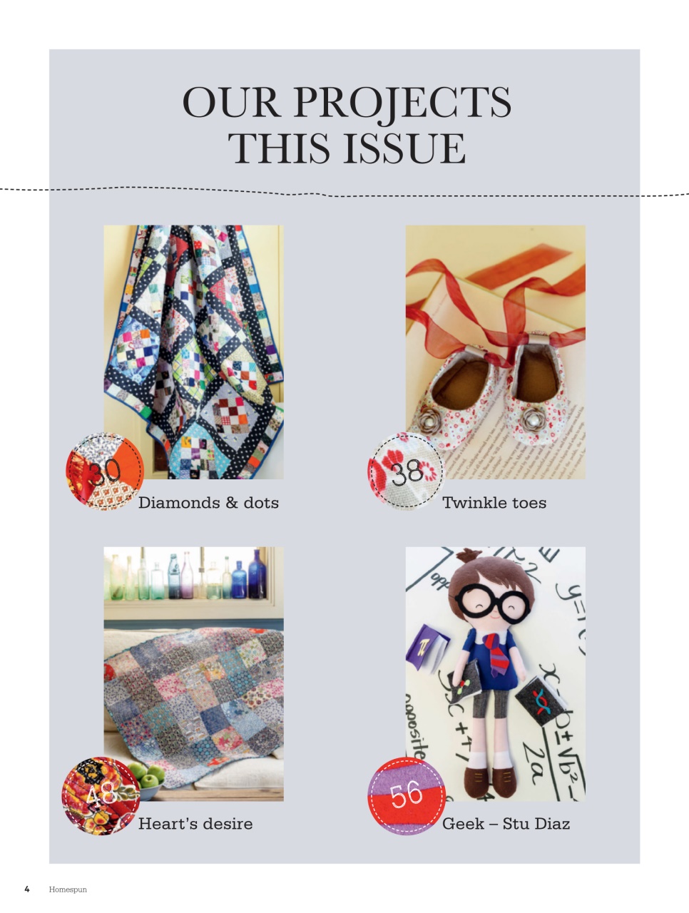 Homespun Preview Pages