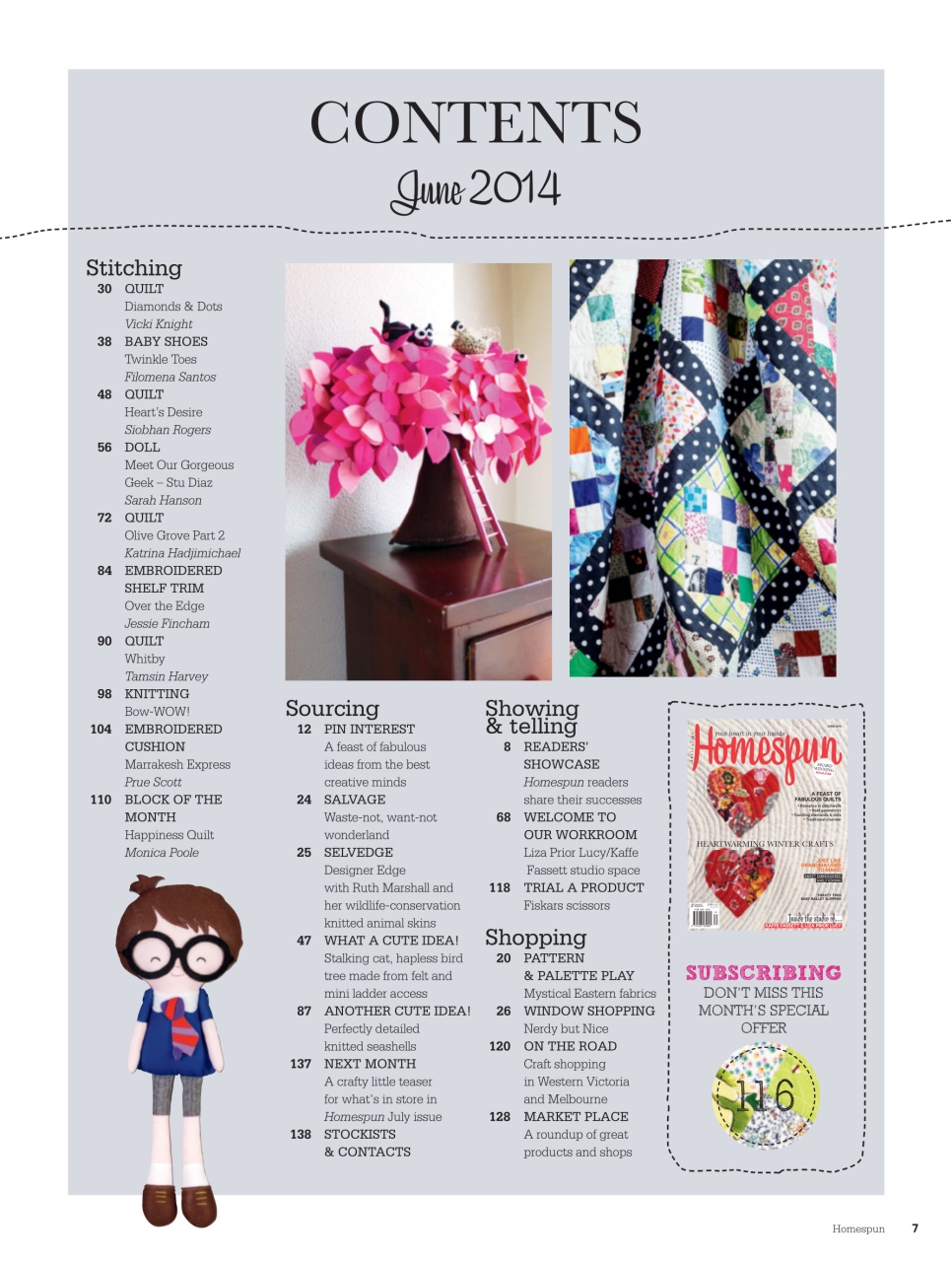 Homespun Preview Pages