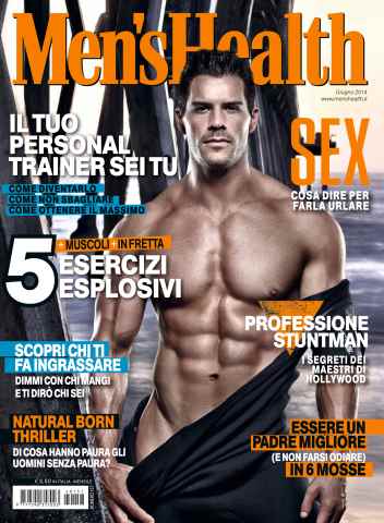 Men's Health Italia issue Men's Health 6 2014